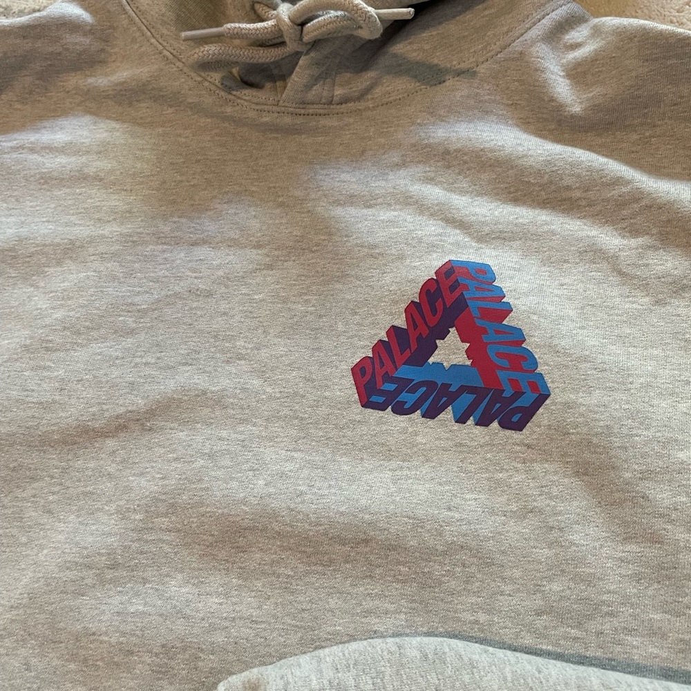 Palace gray hoodie
